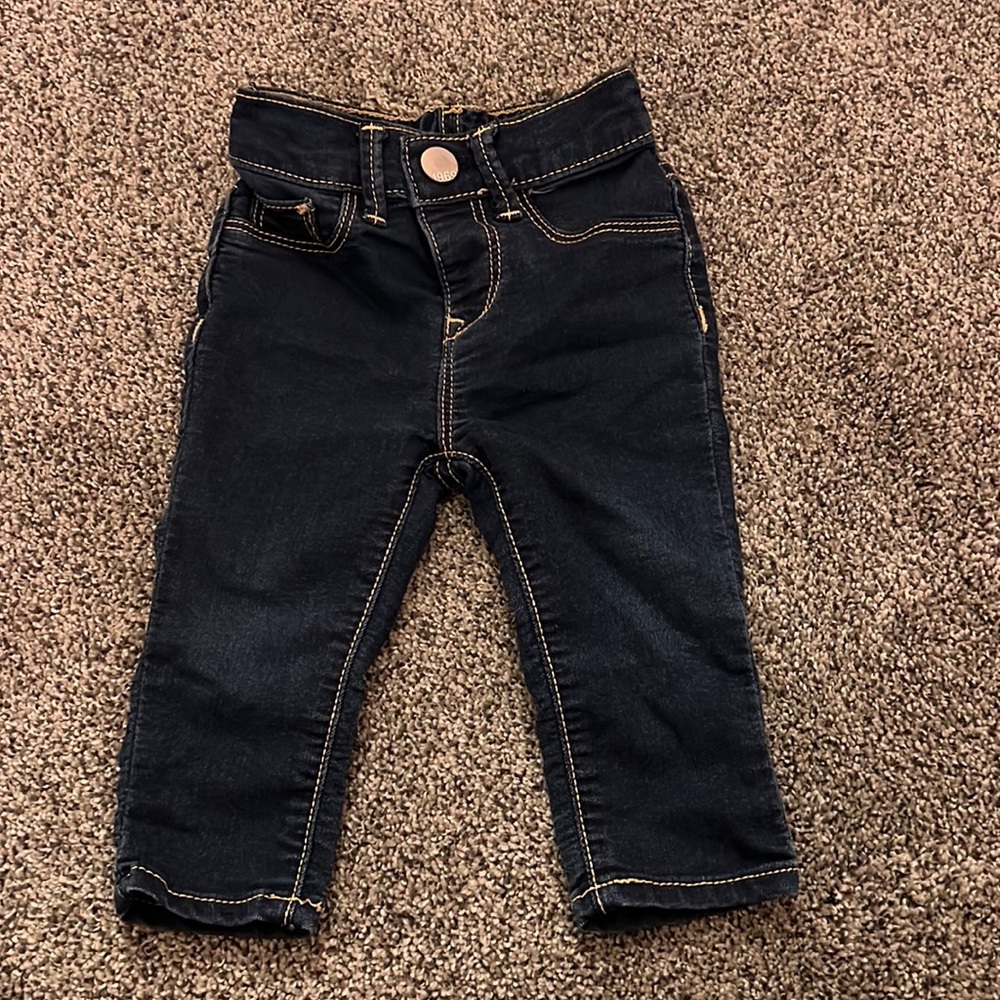 Baby girls baby gap stretch jeans 6-12 months